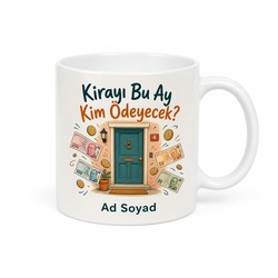 Öğrenci Ev Arkadaşlarına Kirayı Kim Ödeyecek Komik Kupa Bardak Hediye