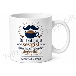 Babalar Günü Özel Tasarım Kupa Bardak Baba İçin Anlamlı Hediye
