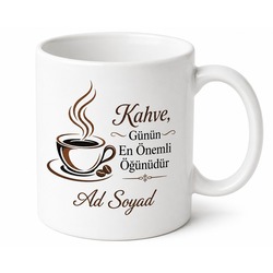 Coffee The Most Important Meal Of The Day Baskılı Kahve Günün En Önemli Öğünüdür Kupa Bardak Hediye