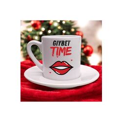 Gıybet Zamanı Başlasın! GIYBET TIME yazılı Fincan