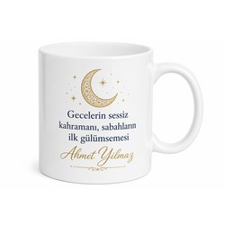 Gece Nöbetçisi Baba Yazılı Kupa Bardak Babalar Günü Özel Hediye