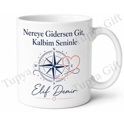 Yurt Dışında Yaşayana Hediye Baskılı Kupa Bardak Gurbet Hatırası