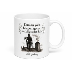 Baca Temizleyici Çatıların Ve Soba Borularının Kahramanı Kahve Kupası Hediye