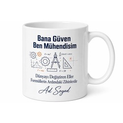 Trust Me Im An Engineer Bana Güven Mühendisim Yazılı Kupa Bardak Hediye