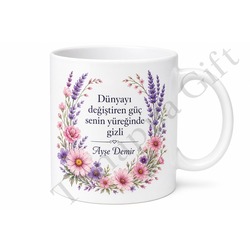 8 Mart Dünya Kadınlar Günü Hediyesi Baskılı Kupa Bardak Özel Tasarım