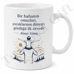 En İyi Baba Sensin Yazılı Özel Kupa Bardak Babalar Günü Hediyesi