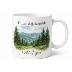 Yozgat Çamlık Temalı Baskılı Kupa Bardak - Özel Tasarım Hediye