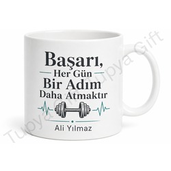 Spor Eğitmenine Hediye Kişiye Özel Baskılı Kupa Bardak Antrenör Hediyesi