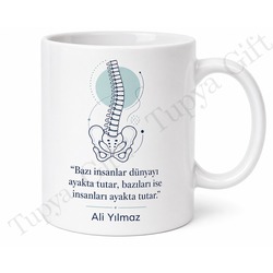 Ortopediste Hediye Kişiye Özel Baskılı Kupa Bardak Ortopedi Uzmanına Hediye