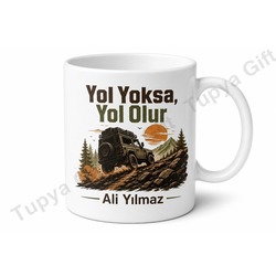 Offroad Sever İçin Kişiye Özel Baskılı Kupa Bardak Hediye