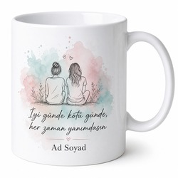 Dost Yoldaş Sır Tutucu İyi Günde Kötü Günde Kupa Bardak Hediye