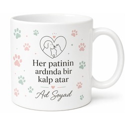 Kişiye Özel Pati Sağlığı Temalı Baskılı Kupa Bardak Hediye