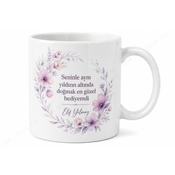 Abla İçin Kişiye Özel İsimli Baskılı Kupa Bardak Kardeş Hediyesi