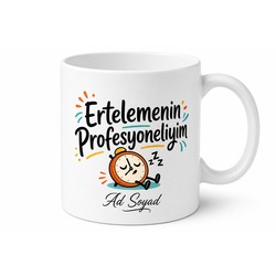 Ertelemenin Profesyoneliyim Kupa Bardak Hediye