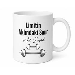 Spor Salonuna Gidenlere Motivasyon Kupası Fitness Hediye Baskılı Kupa Bardak