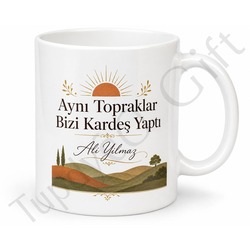 Hemşerilere Özel İsimli Baskılı Kupa Bardak Hemşehri Hediye