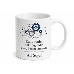 Operasyon Müdürü Tasarımlı İsme Özel Seramik Kahve Kupası Ofis Hediyesi