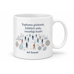 Sosyoloji Öğrencisine Toplum Davranışı Göç Dalgaları Saha Araştırması Kültür Kupa Hediye
