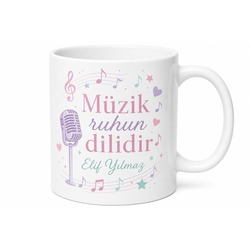 K-Pop Sever İçin Özel Baskılı Kupa Bardak Hediye Porselen Mug