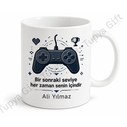 Gamer Hediyesi Kişiye Özel Baskılı Kupa Bardak Oyuncu Hediyesi Mug
