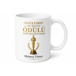 Ödüllü Baba Yazılı Film Temalı Kupa Bardak Babalar Günü Hediyesi