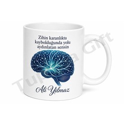 Nörologa Hediye İsme Özel Baskılı Kupa Bardak Nörolog Hediyesi