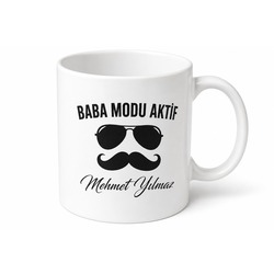 Baba Modu Aktif Yazılı Esprili Kupa Bardak Babalar Günü Hediyesi