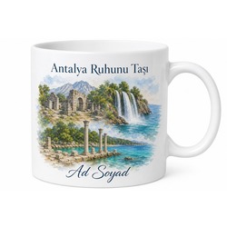 Antalya Olympos Antik Kenti Phaselis Plajı Düden Şelalesi Kupa Bardak Hediye