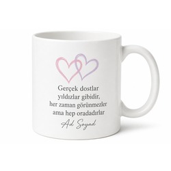 Best Friend Ever Temalı Dünyanın En İyi Arkadaşı Kupa Bardak Hediye