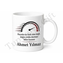 Hız Tutkunu Baba Yazılı Kupa Bardak Babalar Günü Özel Tasarım Hediye