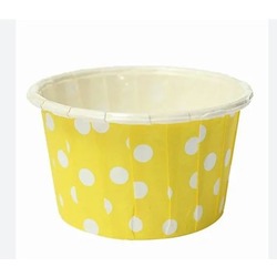 25'Lİ SARI PUANTİYELİ CUPCAKE KALIP