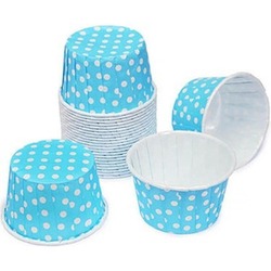 25'Lİ MAVİ PUANTİYELİ CUPCAKE KALIP