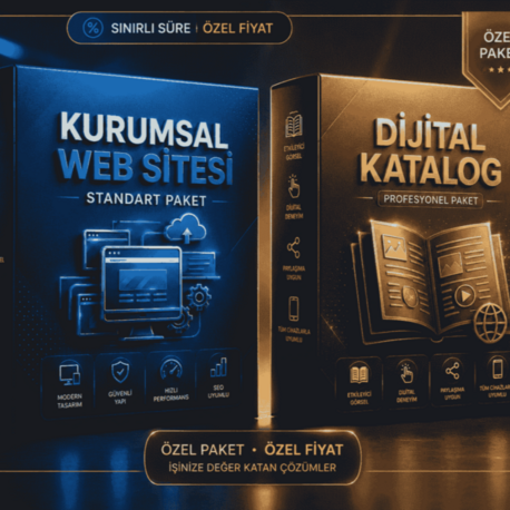 Kurumsal Web Sitesi Standart Paket + Dijital Katalog