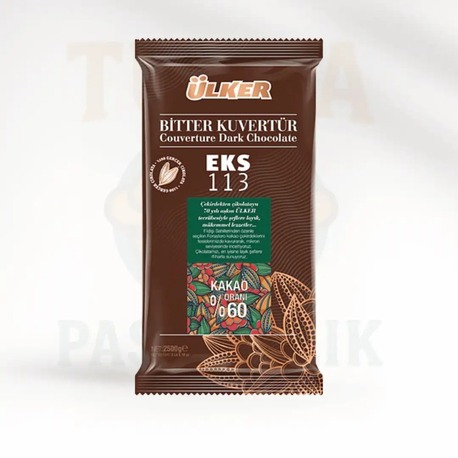 ÜLKER BİTTER KUVERTÜR – 2,5 KG (EKS 113)