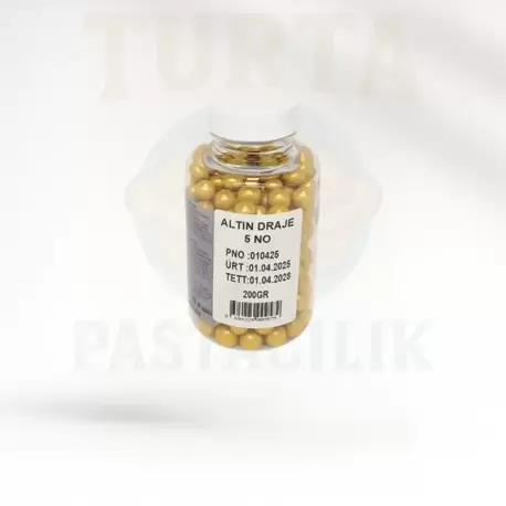 MY BAKE GOLD DEKORATİF DRAJE – 5 NUMARA