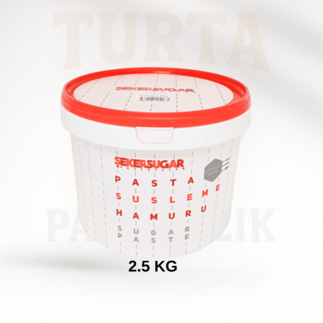 ŞEKER SUGAR ŞEKER HAMURU KIRMIZI 2,5 KG