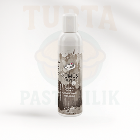 DR.GUSTO METALİK SPREY 250 ML GÜMÜŞ
