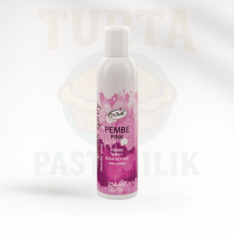 DR.GUSTO METALİK SPREY 250 ML PEMBE