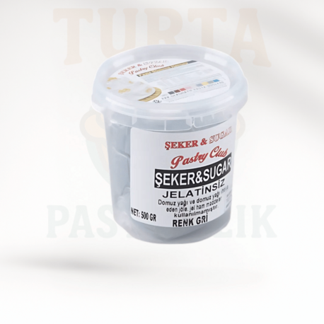 ŞEKER SUGAR ŞEKER HAMURU GRİ 500 GR