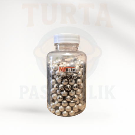 MY BAKE GÜMÜŞ DEKORATİF DRAJE – 4 MM