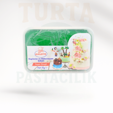OVALETTE ŞEKER HAMURU YEŞİL 1 KG