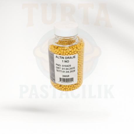 MY BAKE GOLD DEKORATİF DRAJE – 1 MM