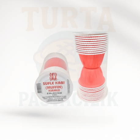 MUFFİN KABI 20'Lİ KIRMIZI