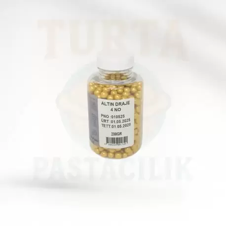 MY BAKE GOLD DEKORATİF DRAJE – 4 NUMARA