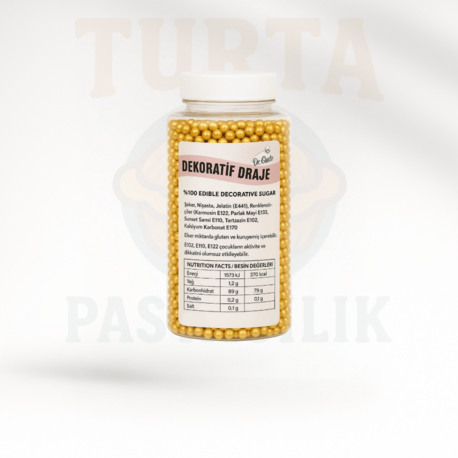 DR.GUSTO SPRINKLES 2 MM – 250 GR ALTIN