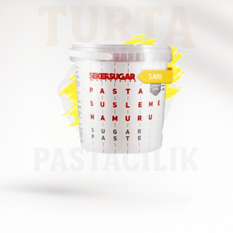 ŞEKER SUGAR ŞEKER HAMURU SARI 1 KG