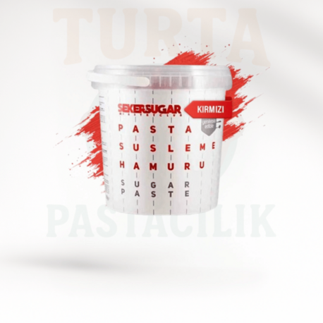 ŞEKER SUGAR ŞEKER HAMURU KIRMIZI 1 KG