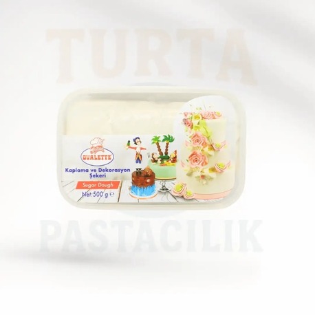 OVALETTE ŞEKER HAMURU BEYAZ 500 GR