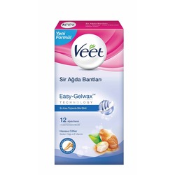 Veet Naturals Yüze Özel Ağda Bandı - 8'li kutu