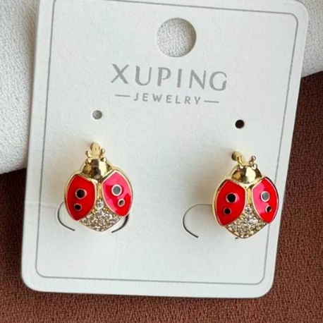 Xuping uğur böceği Küpe
